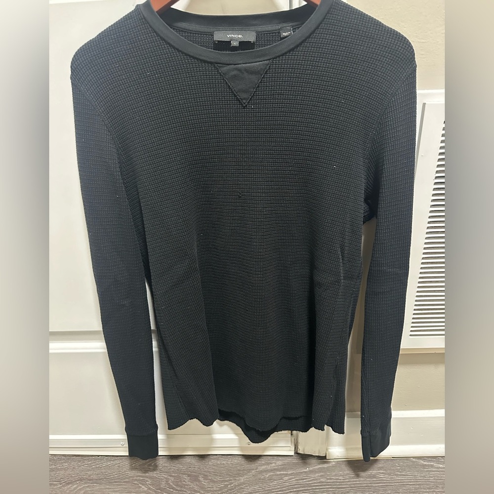 Thermal Long Sleeve Crew Neck Pullover